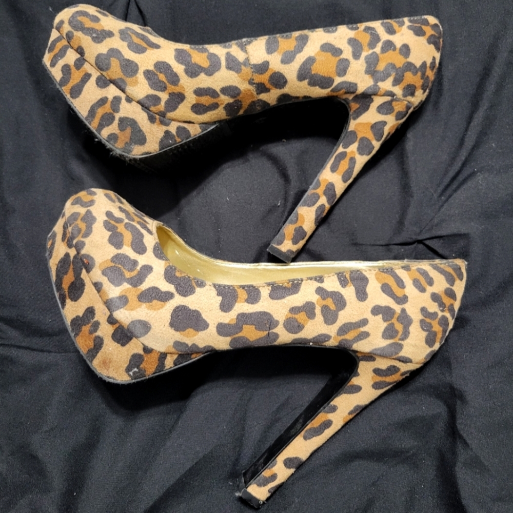 Leopard Print Heels